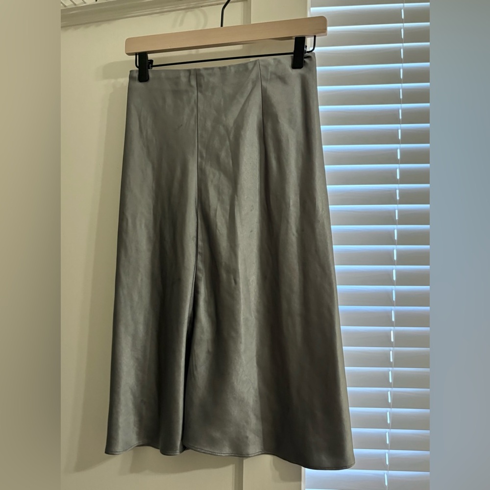 LOFT Women's Silver Skirt
